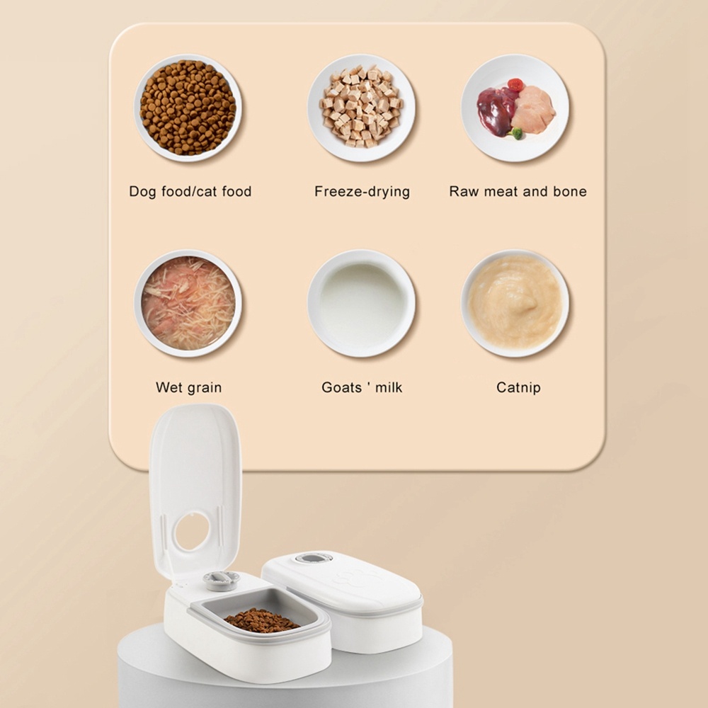 Automatic Pet Feeder – Smart Food Dispenser for Cats & Dogs with Stainless Steel Bowl – Image 6